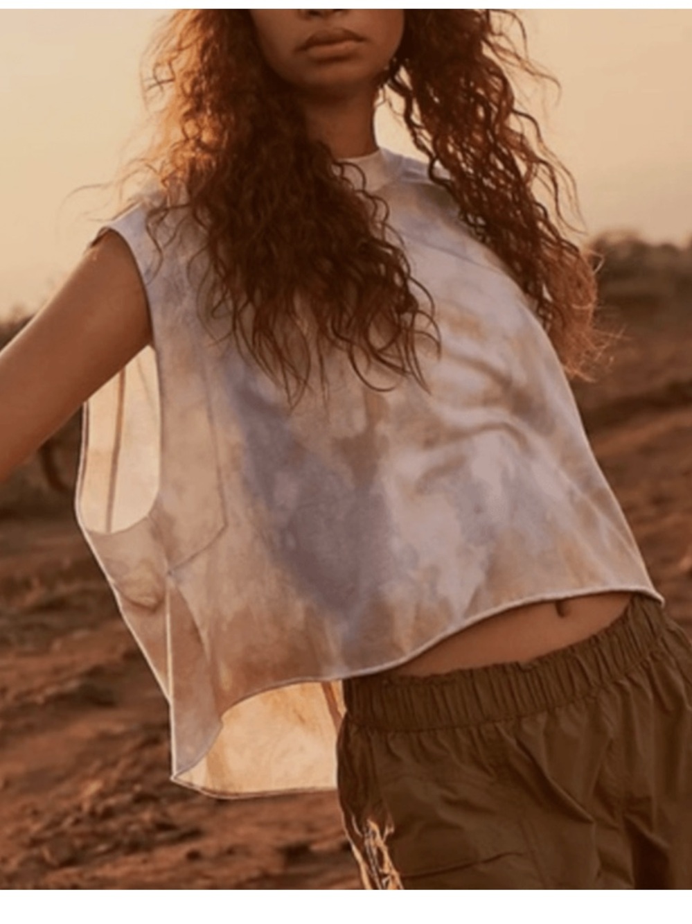 Free People Movement Tye Dye Tank *different color in first pic*